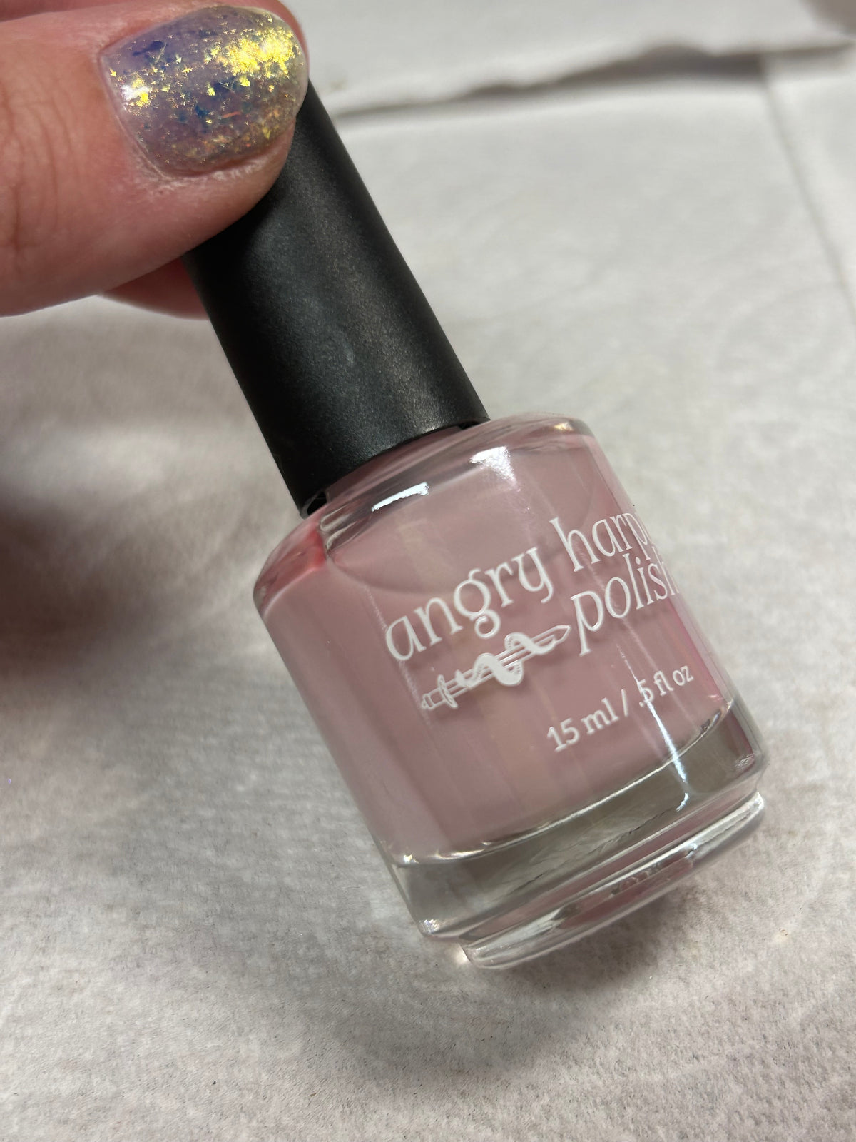 B-Grade Lavender Tinted Base Coat (Faded to Dusty Pink)