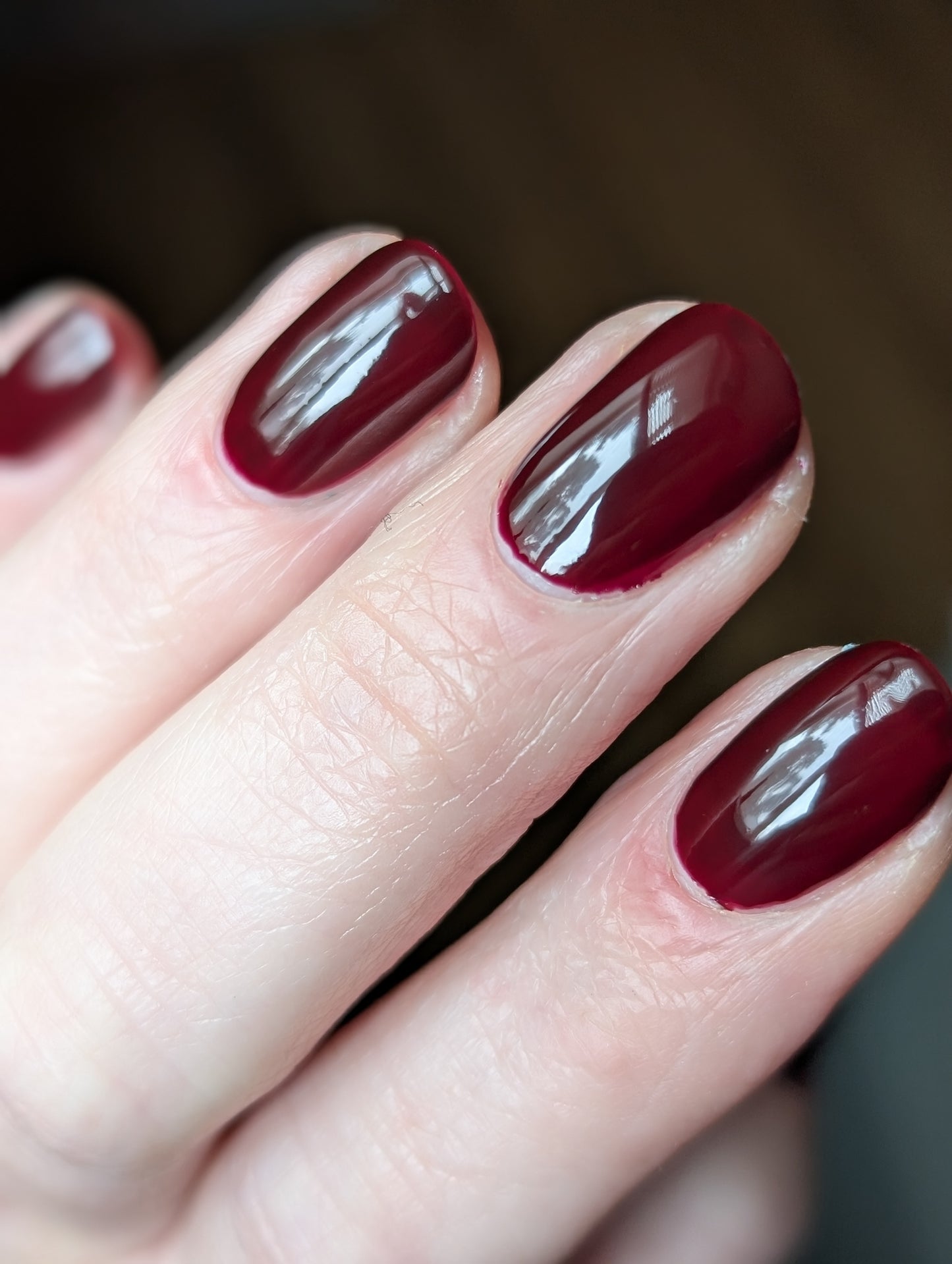 Gimli: Deep Red Jelly Nail Polish