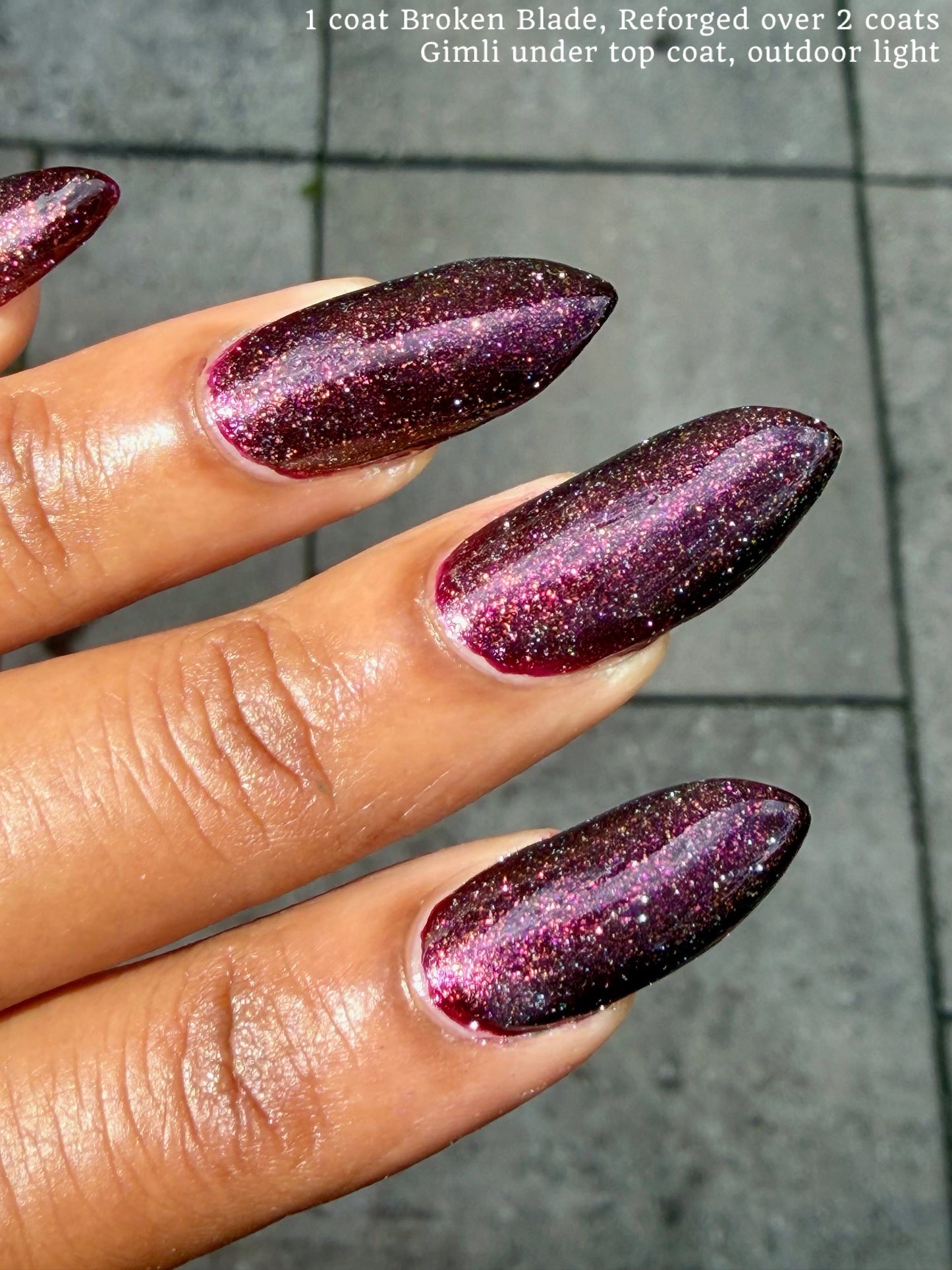 Gimli: Deep Red Jelly Nail Polish