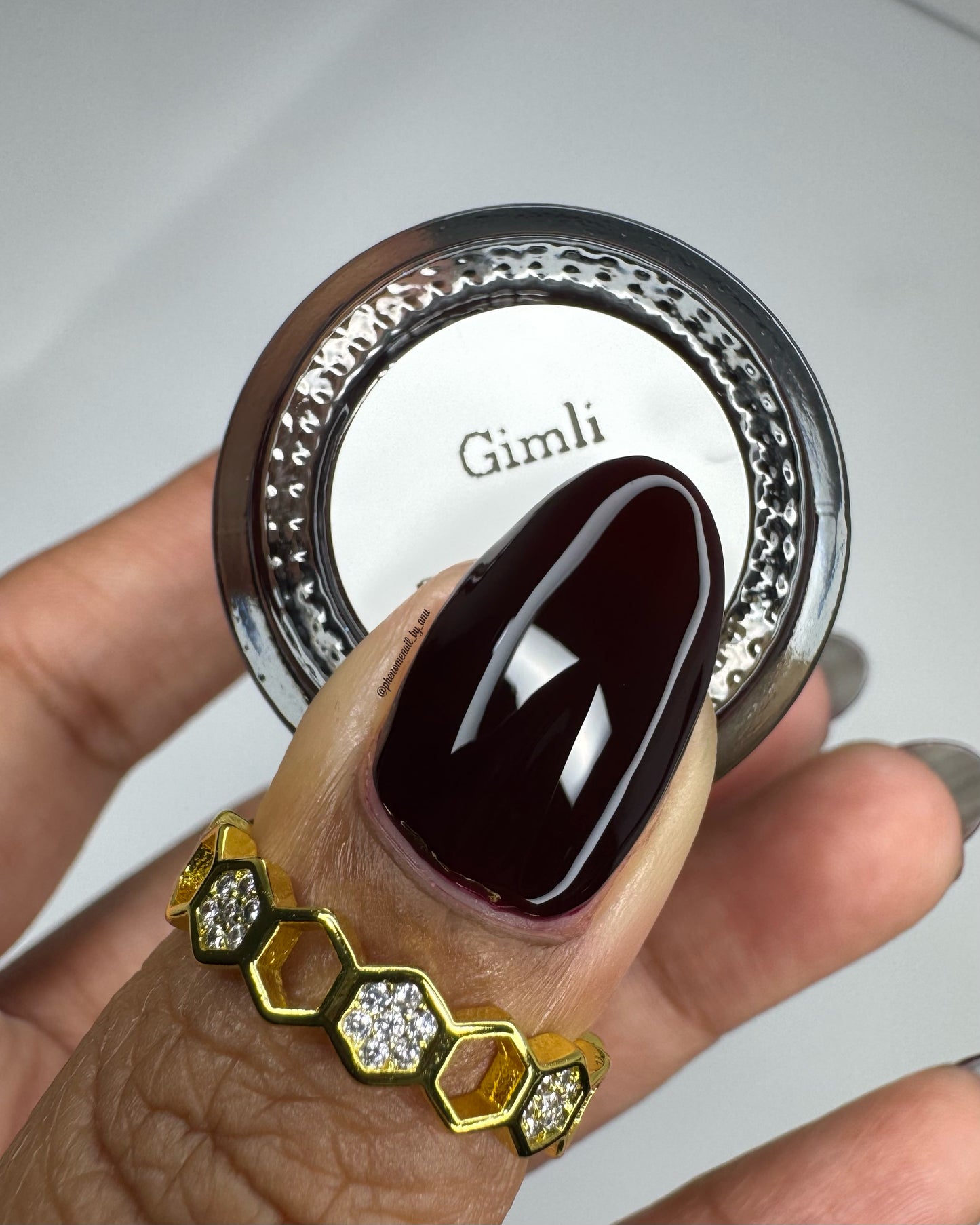 Gimli: Deep Red Jelly Nail Polish