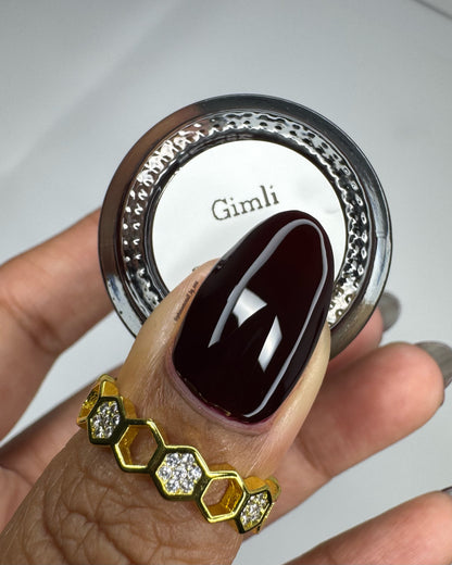 Gimli: Deep Red Jelly Nail Polish