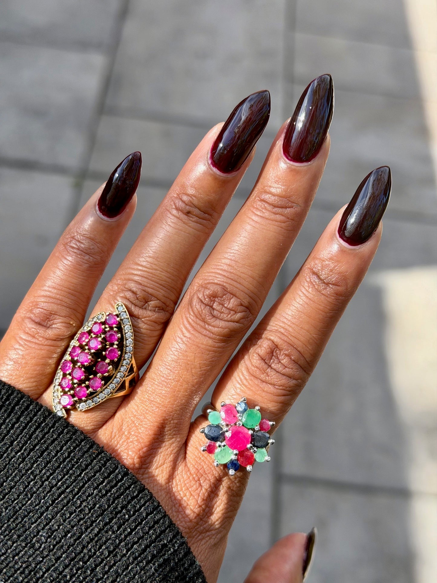 Gimli: Deep Red Jelly Nail Polish