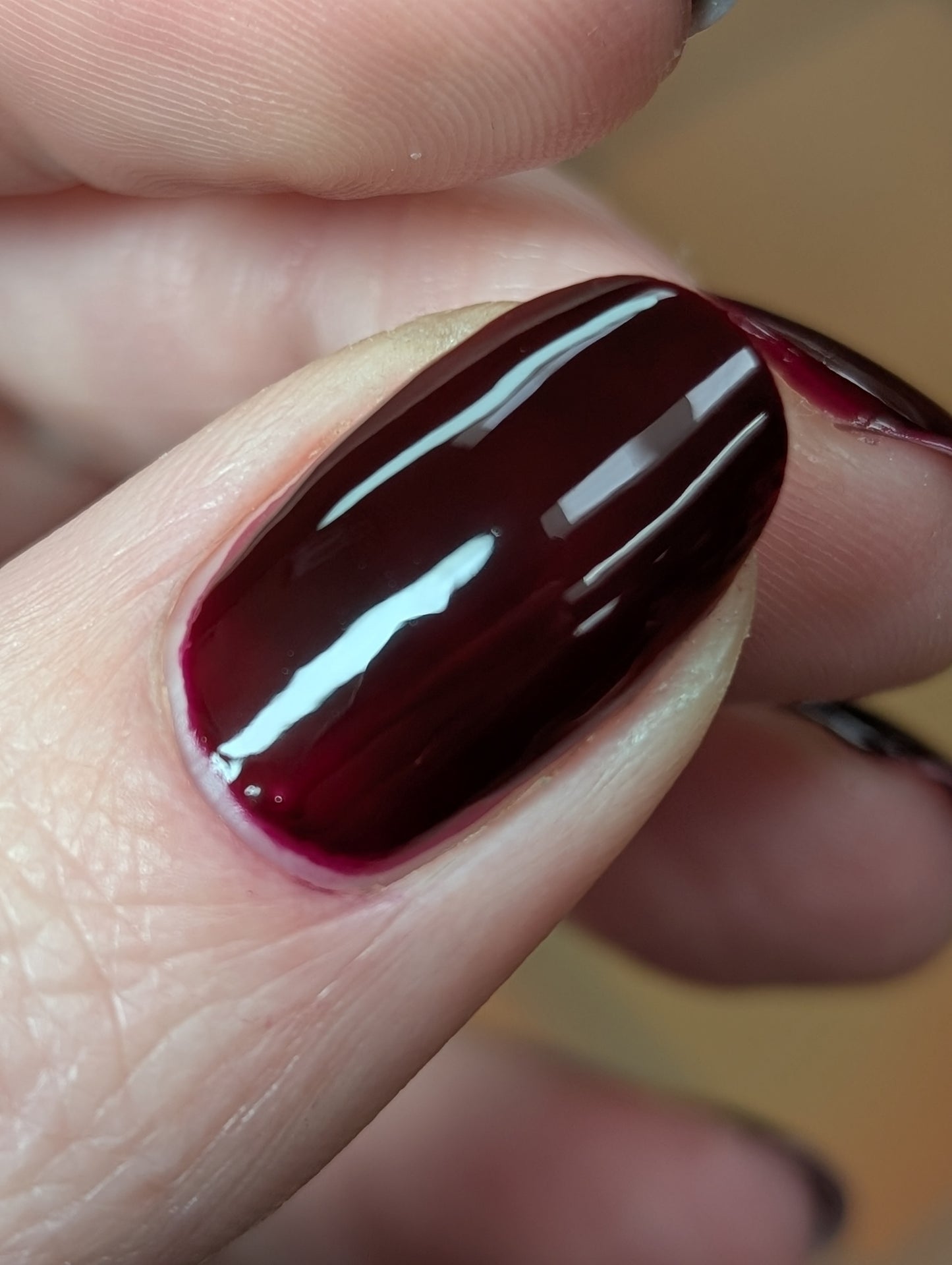 Gimli: Deep Red Jelly Nail Polish