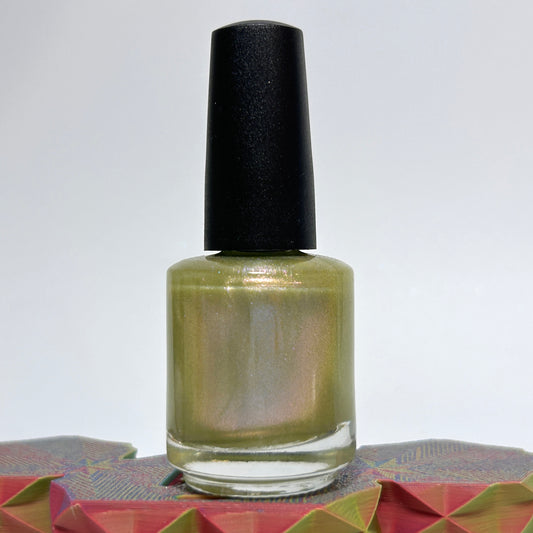 Prototype #189 | Murky Pale Green Shimmer Nail Polish