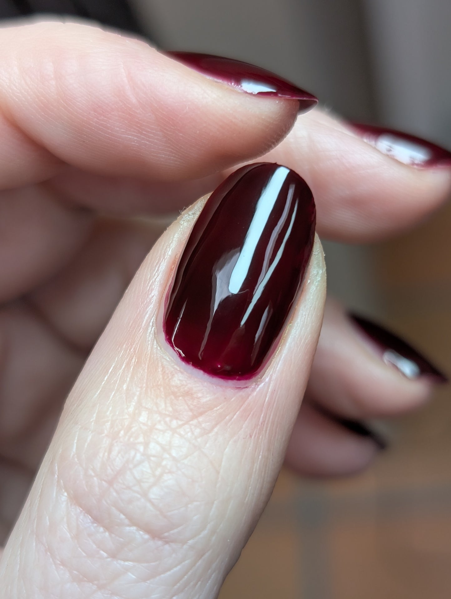 Gimli: Deep Red Jelly Nail Polish