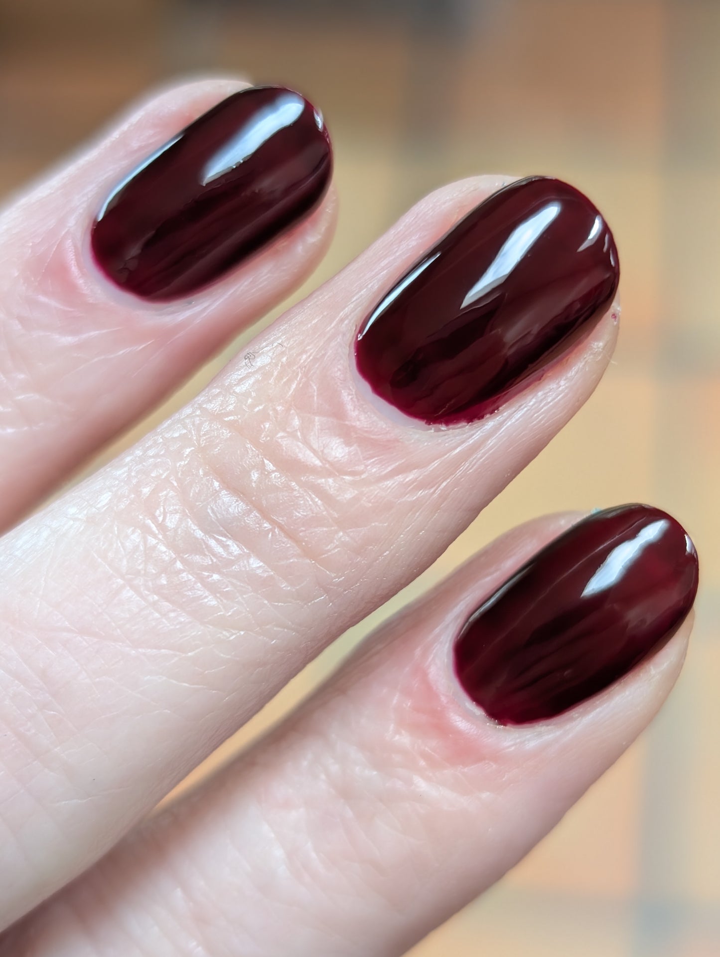 Gimli: Deep Red Jelly Nail Polish