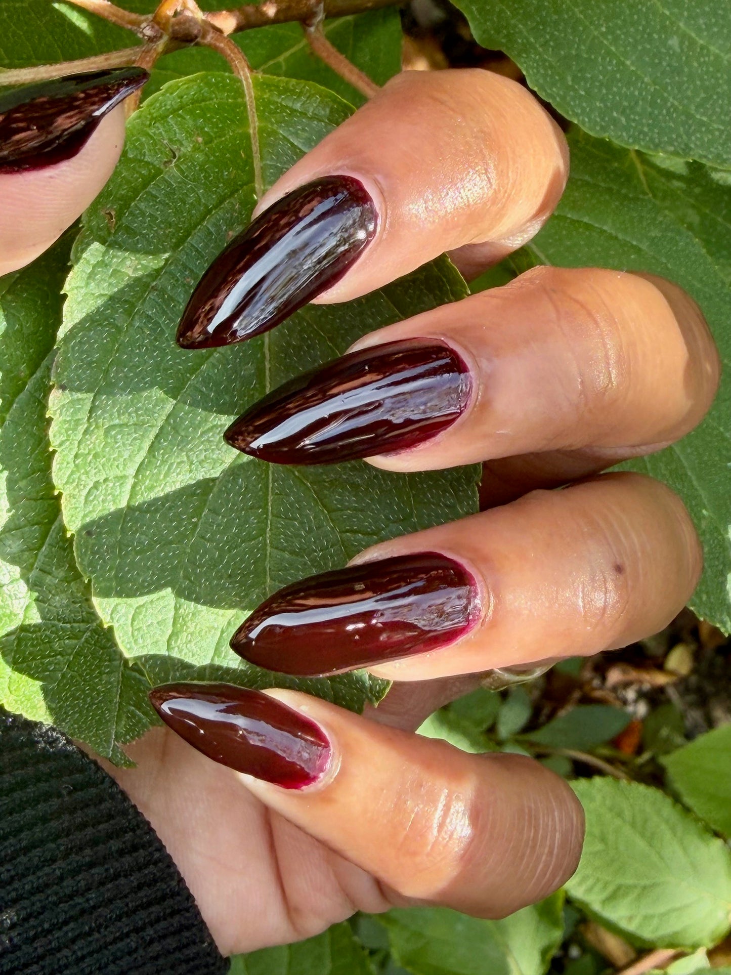 Gimli: Deep Red Jelly Nail Polish