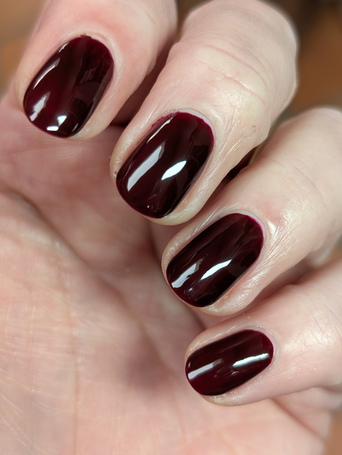 Gimli: Deep Red Jelly Nail Polish