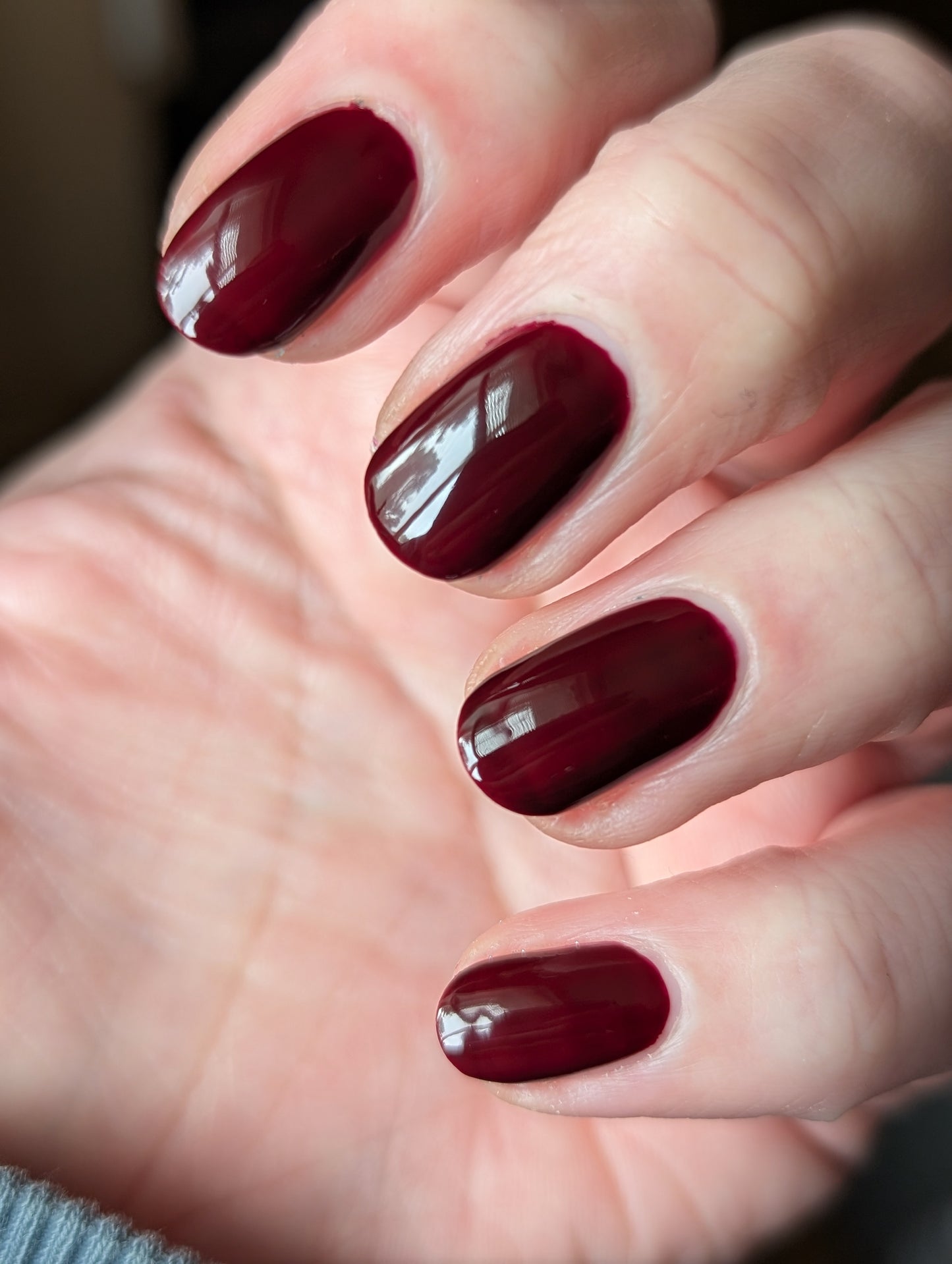 Gimli: Deep Red Jelly Nail Polish