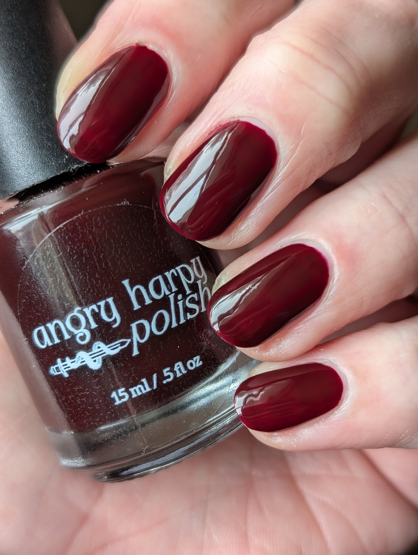 Gimli: Deep Red Jelly Nail Polish