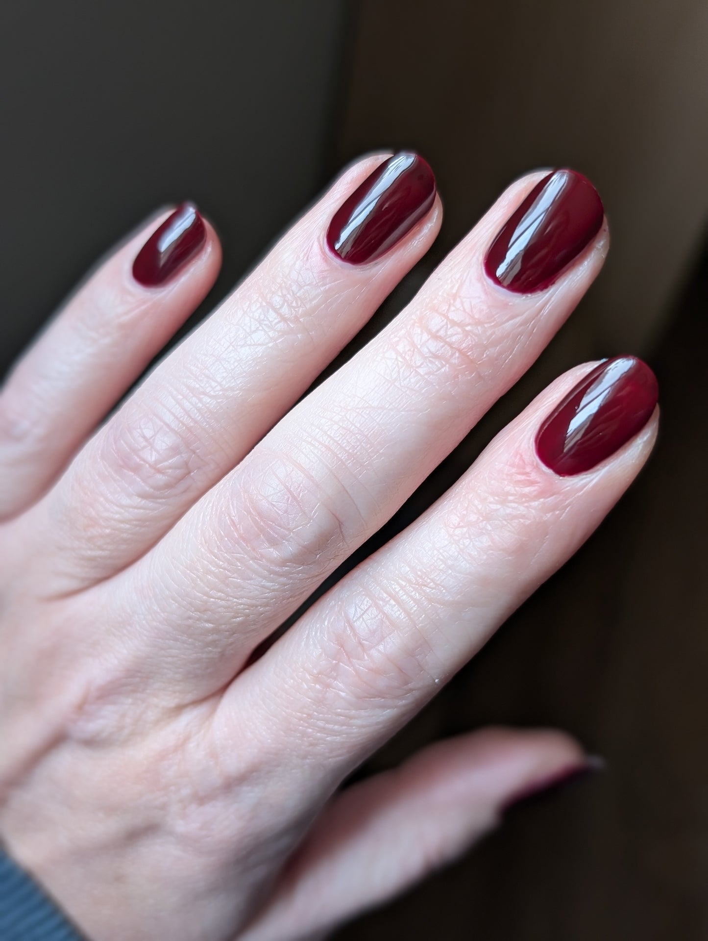 Gimli: Deep Red Jelly Nail Polish