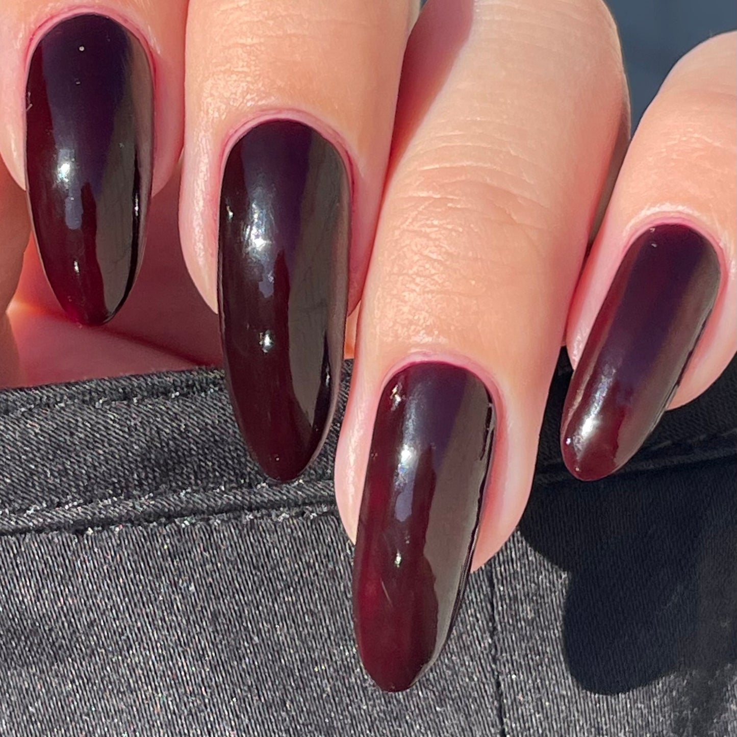 Gimli: Deep Red Jelly Nail Polish
