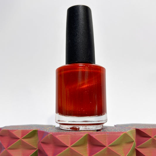 Prototype #242 | Red-Orange Magnetic Nail Polish