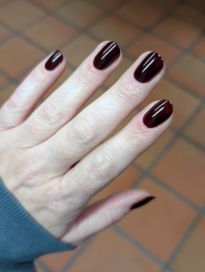Gimli: Deep Red Jelly Nail Polish