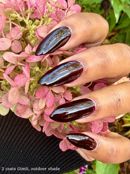 Gimli: Deep Red Jelly Nail Polish