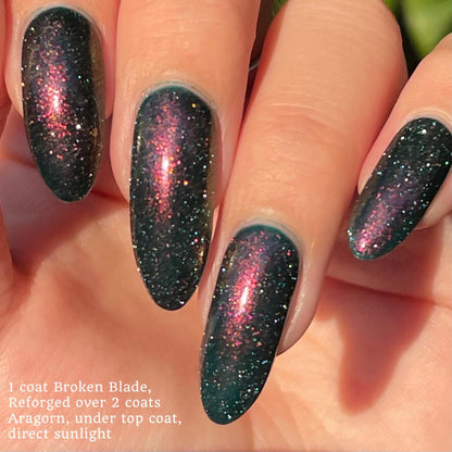 Aragorn: Deep Turquoise Jelly Nail Polish