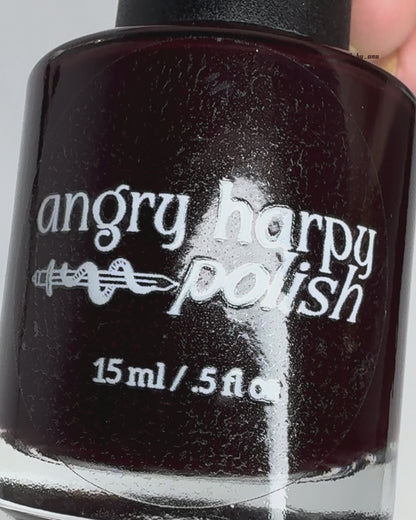 Gimli: Deep Red Jelly Nail Polish